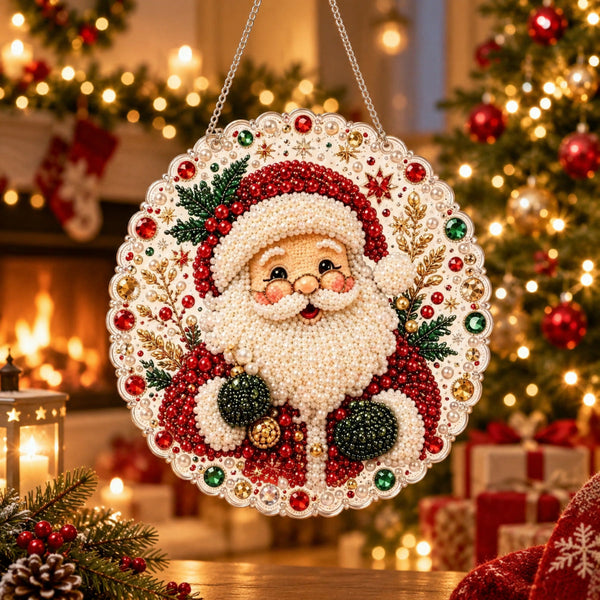 Christmas gift in a festive setting