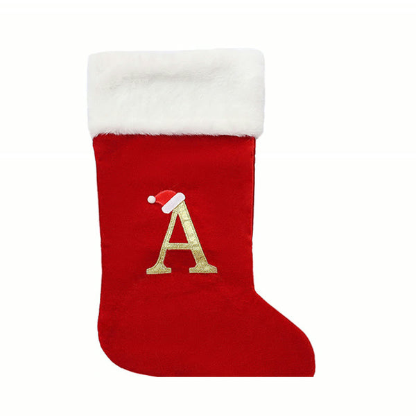Initial Christmas Stocking – Letter A