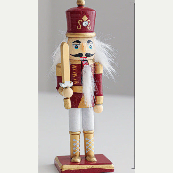 Wooden nutcracker figure