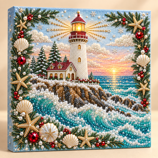 Christmas Lighthouse