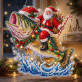 🎅 Santa Riding Bass
