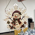 Santa-Hat Snowman