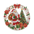 Santa by the Tree