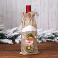 Burlap Snowman Beige