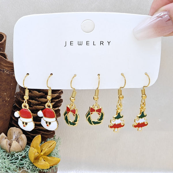 🎄 Christmas Earring Set – Collection 2