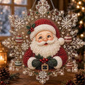 Snowflake Santa