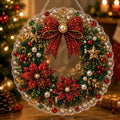 Poinsettia Wreath