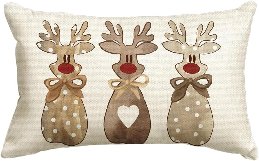 🛋️ Christmas Throw Pillow Cover – Styles 1–8