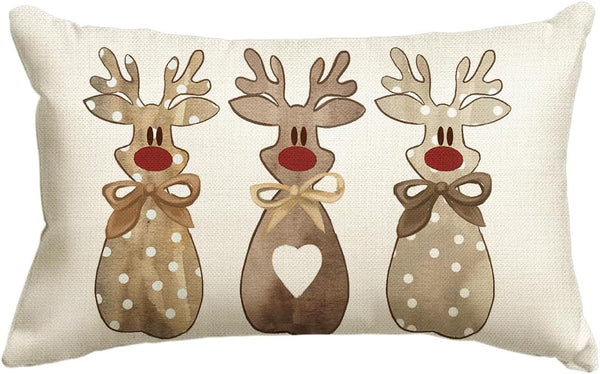 🛋️ Christmas Throw Pillow Cover – Styles 1–8
