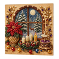 Poinsettia Window
