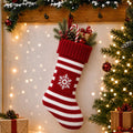 Stripe Snowflake - Red