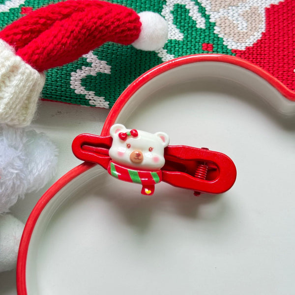 Christmas Hair Clip for Girls – Little Bear