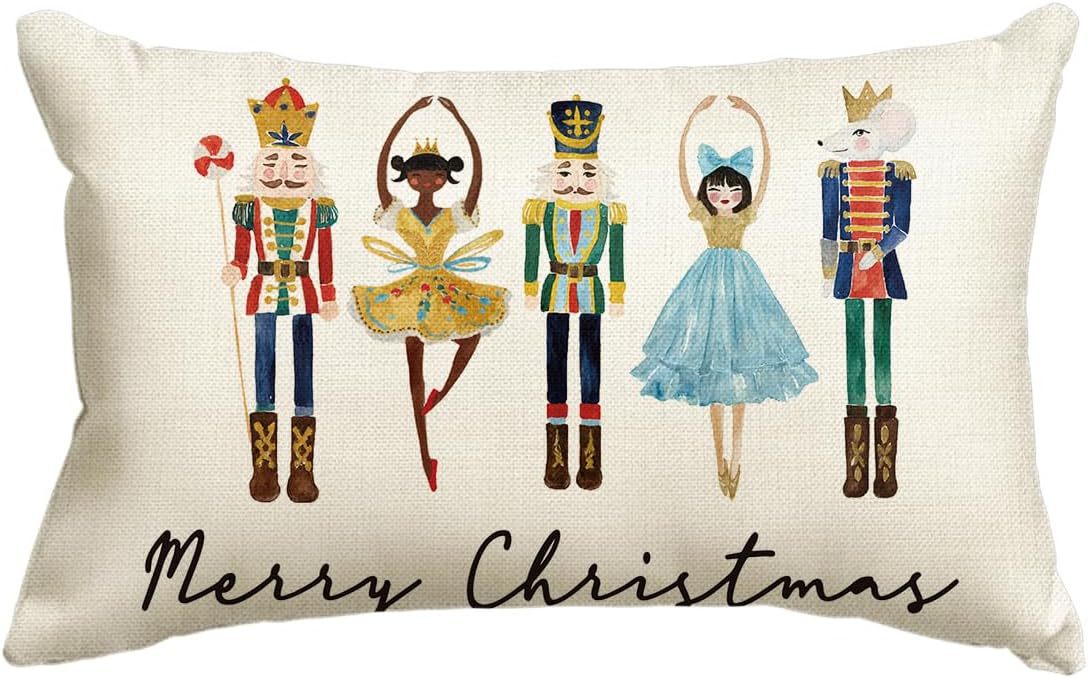 🛋️ Christmas Throw Pillow Cover – Styles J–R