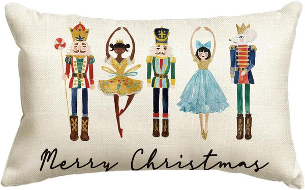🛋️ Christmas Throw Pillow Cover – Styles J–R