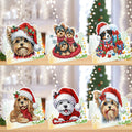 🎅 Santa-Hat Puppies