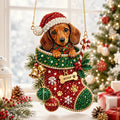 🐕 Dachshund Christmas Stocking