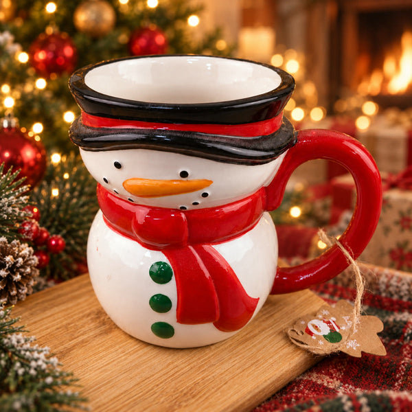 Christmas gift in a festive setting