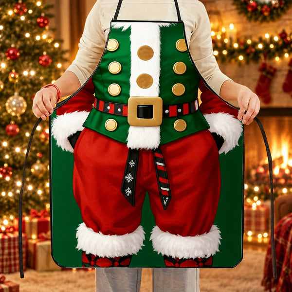 Christmas gift in a festive setting