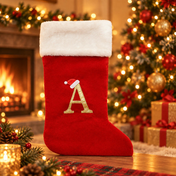 Christmas gift in a festive setting
