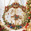 🐎 White Carousel Horse