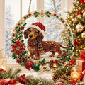 🐾 Dachshund Wreath