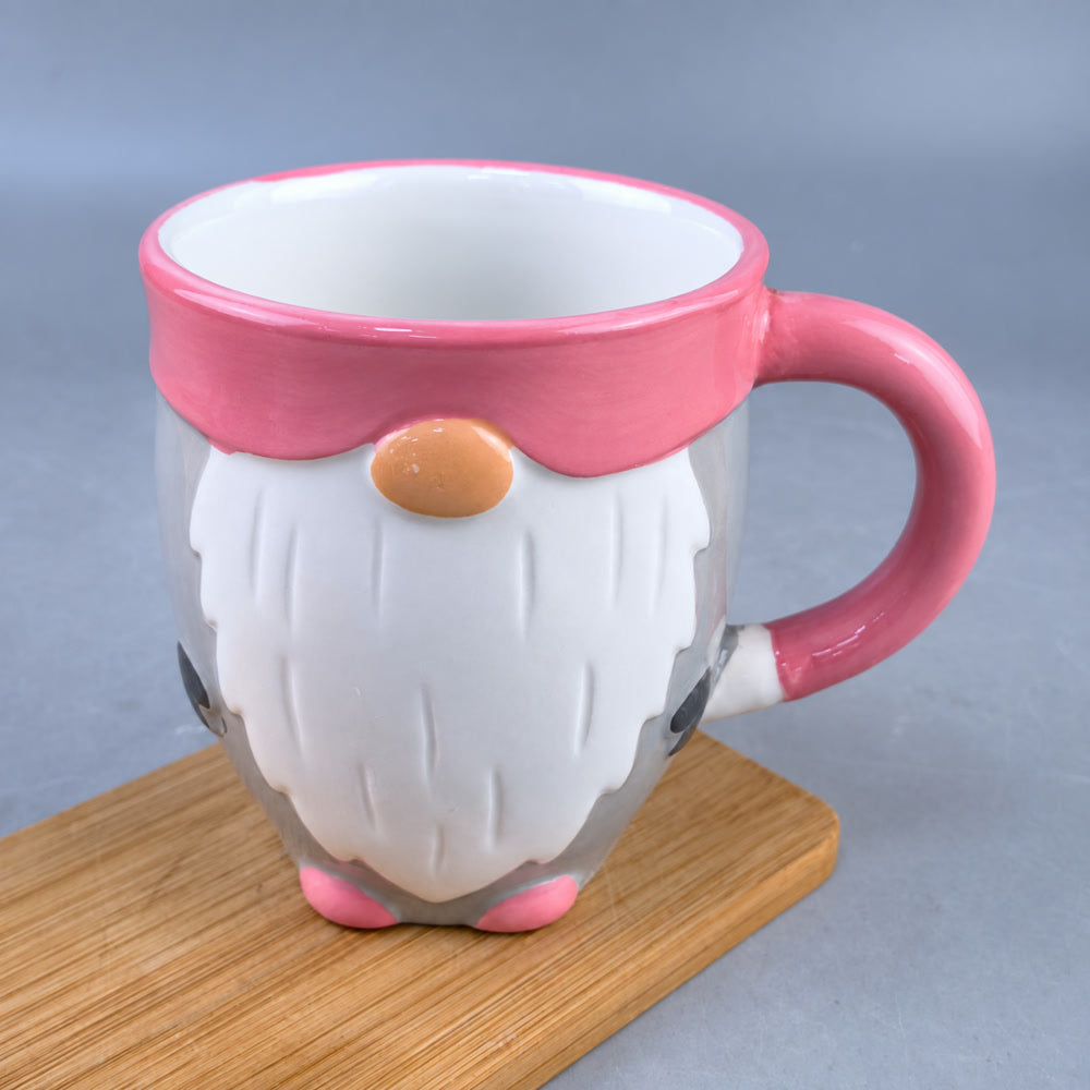 ☕ 3D Christmas Character Mug – Gnomes & Gingerbread